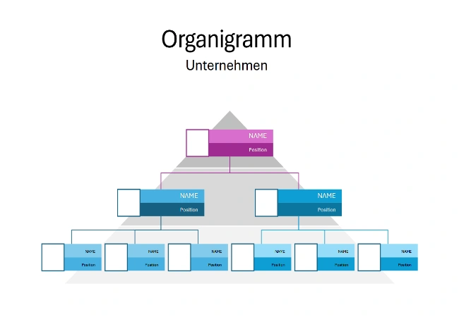vorlage organigramm ppt